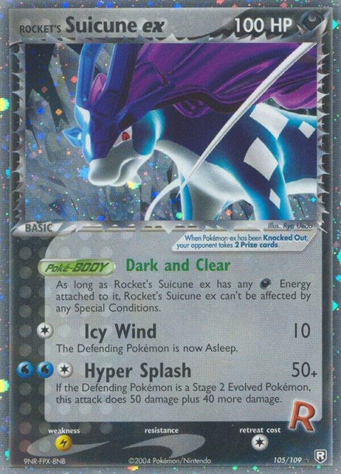Rocket's Suicune Ex (105)