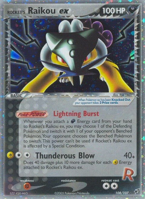 Rocket's Raikou Ex (108)