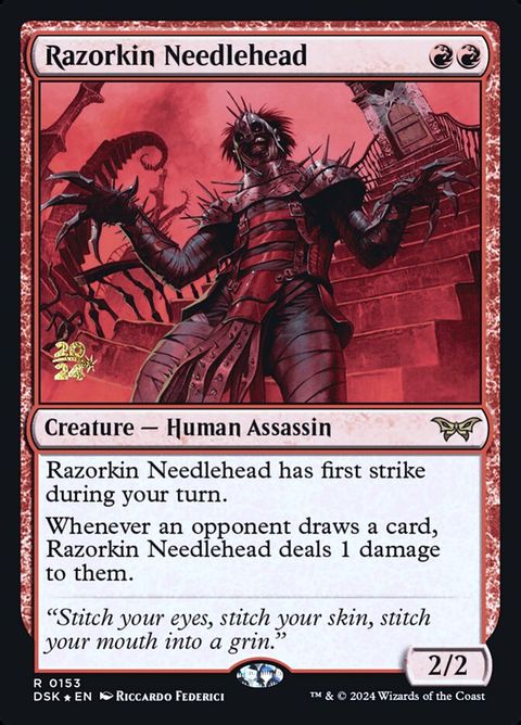Razorkin Needlehead (153s) - Date Stamped