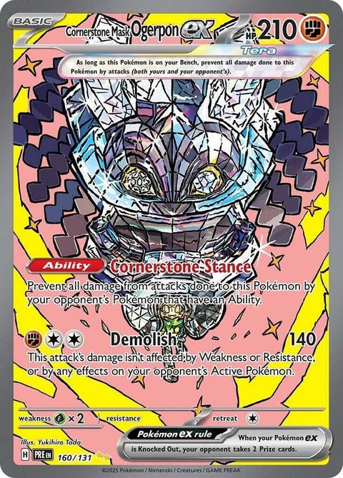 Cornerstone Mask Ogerpon Ex (160)