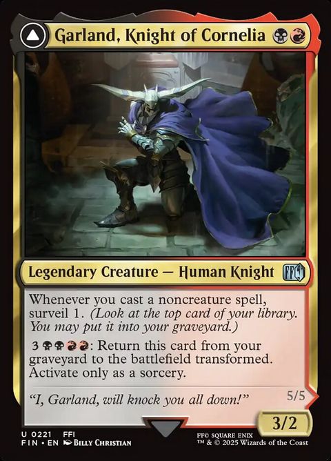 Garland, Knight of Cornelia // Chaos, the Endless (221)