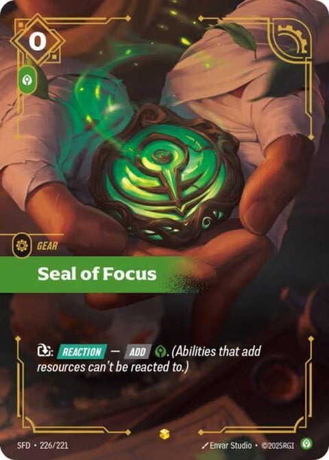 Seal Of Focus (Overnumbered) (226)