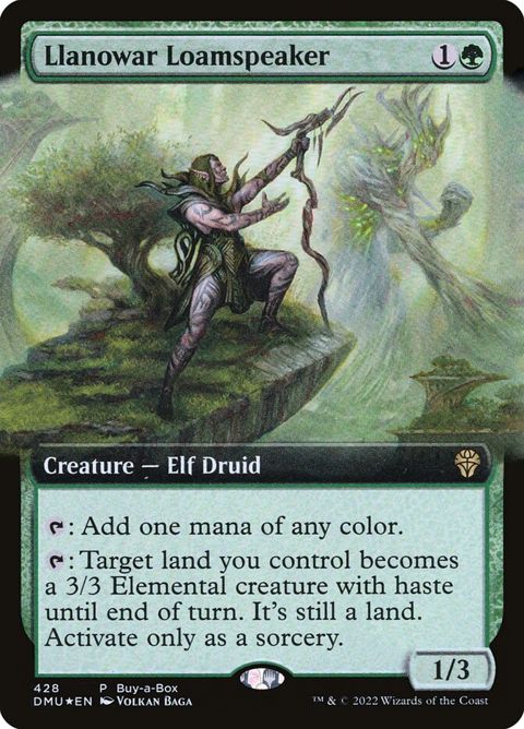 Llanowar Loamspeaker (428) - BaB Promo