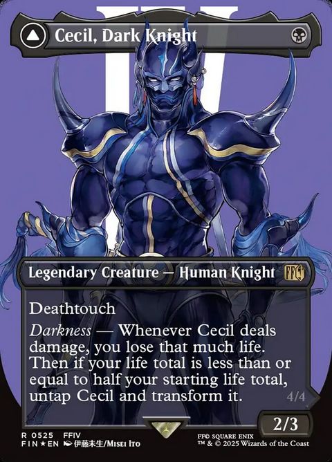 Cecil, Dark Knight // Cecil, Redeemed Paladin (525) - Surge-Foil