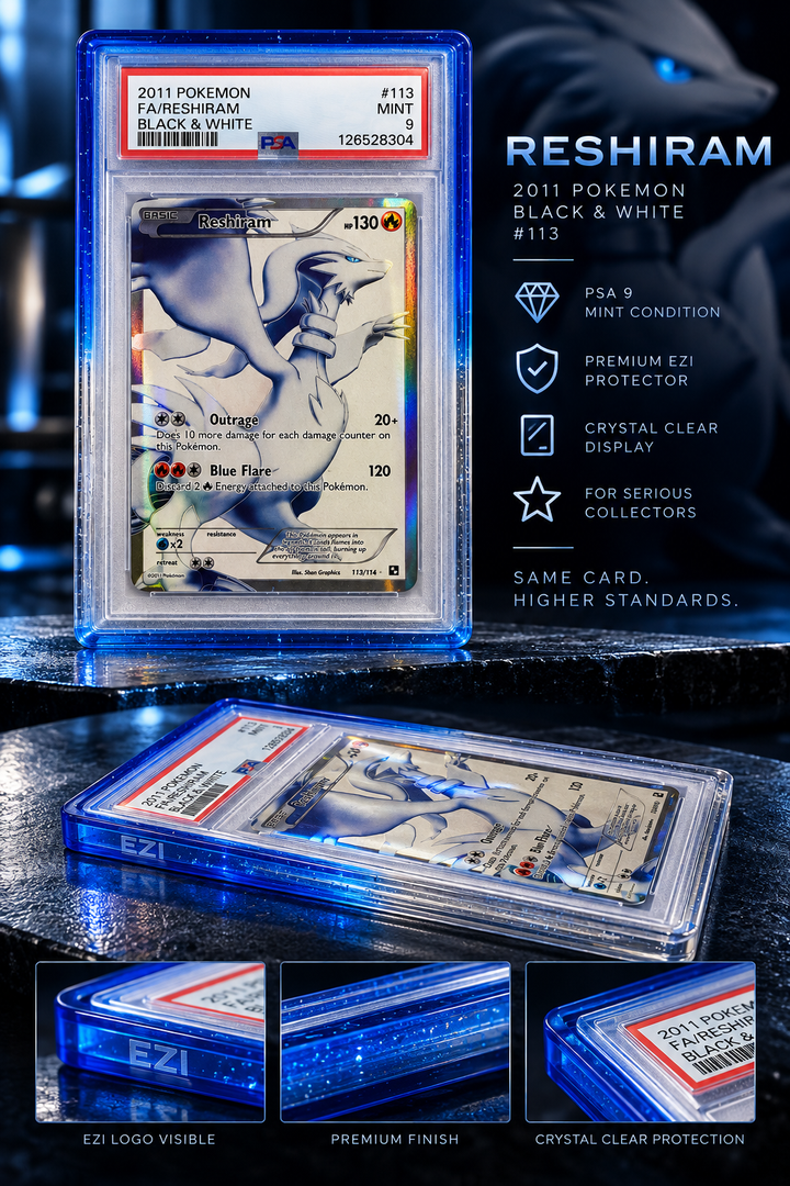 PSA 9 - FA/RESHIRAM - BLACK & WHITE - ENG