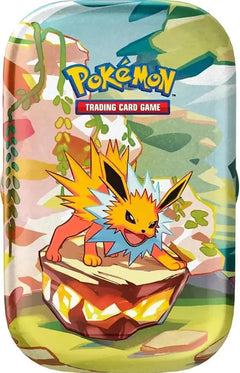Pokémon TCG: Scarlet & Violet—Prismatic Evolutions Mini Tin – Random Art (2 Booster Packs & 1 Coin)
