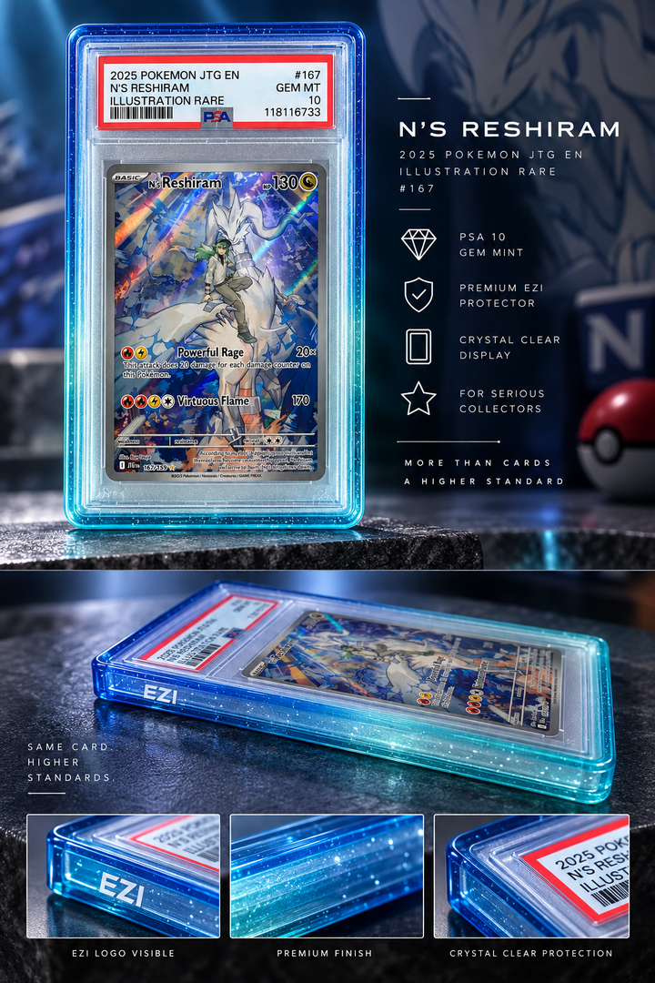 PSA 10 - N'S RESHIRAM- GEN.RADIANT COLLECTION - ENG