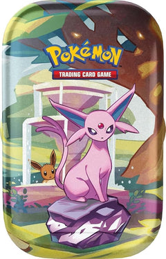 Pokémon TCG: Scarlet & Violet—Prismatic Evolutions Mini Tin – Random Art (2 Booster Packs & 1 Coin)
