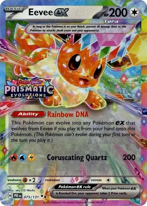 Eevee Ex - Prismatic Evolutions Stamp (75)