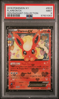 PSA 9 - FLAREON EX - GEN.RADIANT COLLECTION - ENG