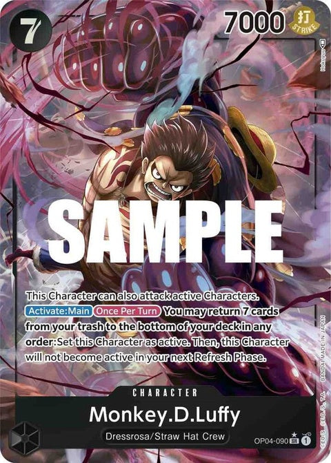Monkey.D.Luffy (OP04-090) - Alternative Art