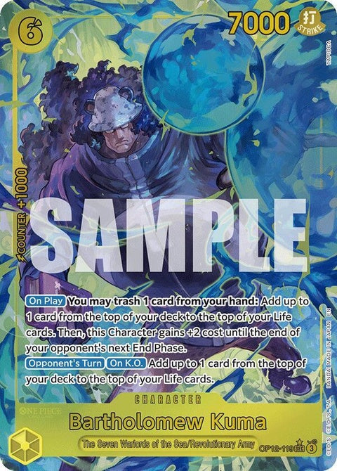 Bartholomew Kuma (OP12-119) - Alternative Art