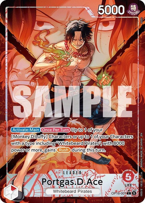 Portgas.D.Ace (OP16-001) - Alternative Art