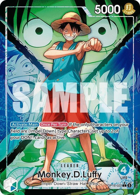 Monkey.D.Luffy (OP16-022) - Alternative Art
