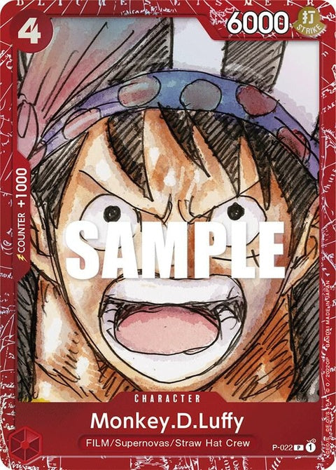 Monkey.D.Luffy (P-022) - Premium Card Collection -One Piece Film Red Edition-