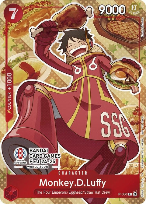 Monkey.D.Luffy (P-080) - Bandai Card Games Fest 24-25