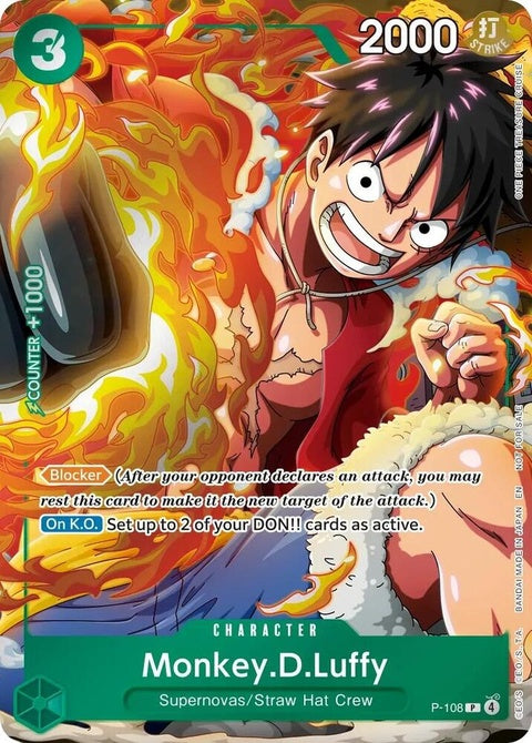 Monkey.D.Luffy (P-108) - Event Pack Vol. 9