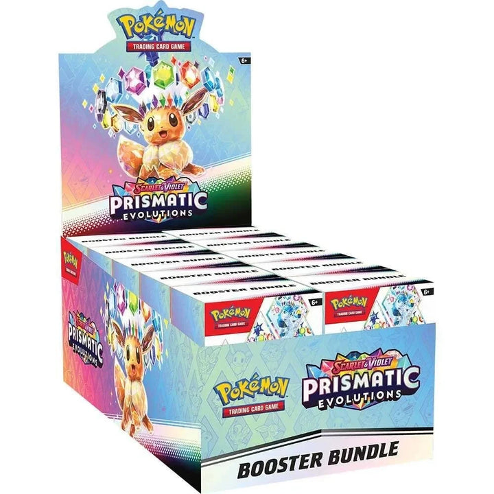 Pokémon TCG: Scarlet & Violet—Prismatic Evolutions Booster Bundle x10 SEALED Display Case