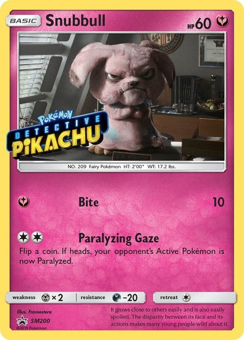 Snubbull - Detective Pikachu Stamped (SM200)