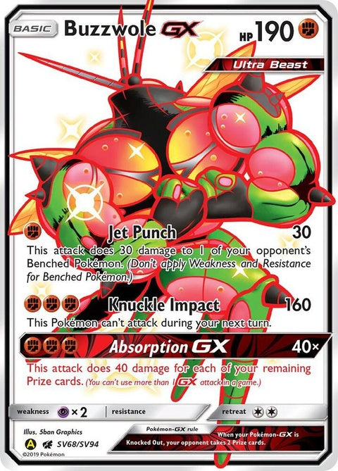 Buzzwole Gx (SV68/SV94)